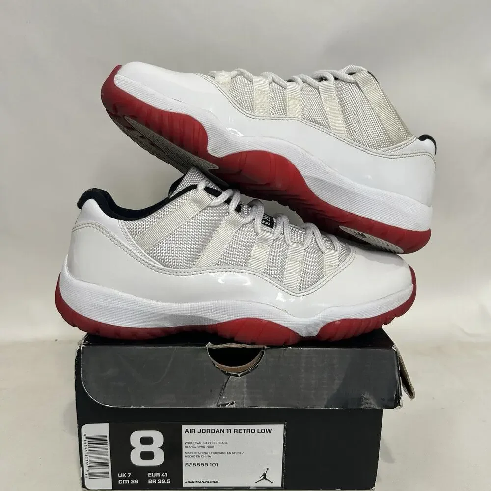Nike Air Jordan Retro XI Low “Cherry/White Red